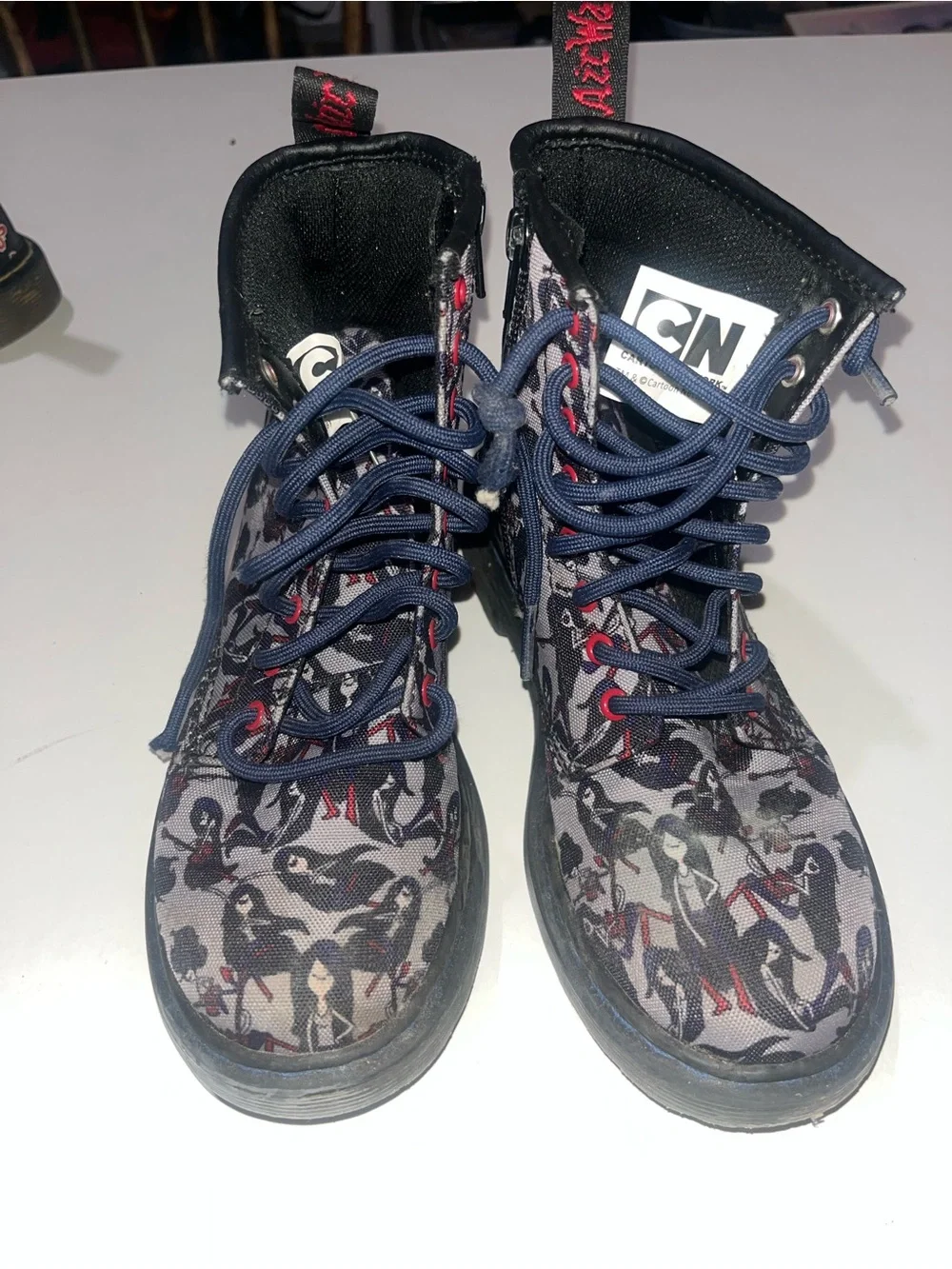 Dr. Martens x Adventure Time Marceline the Vampire Queen canvas boot 2Y 2
